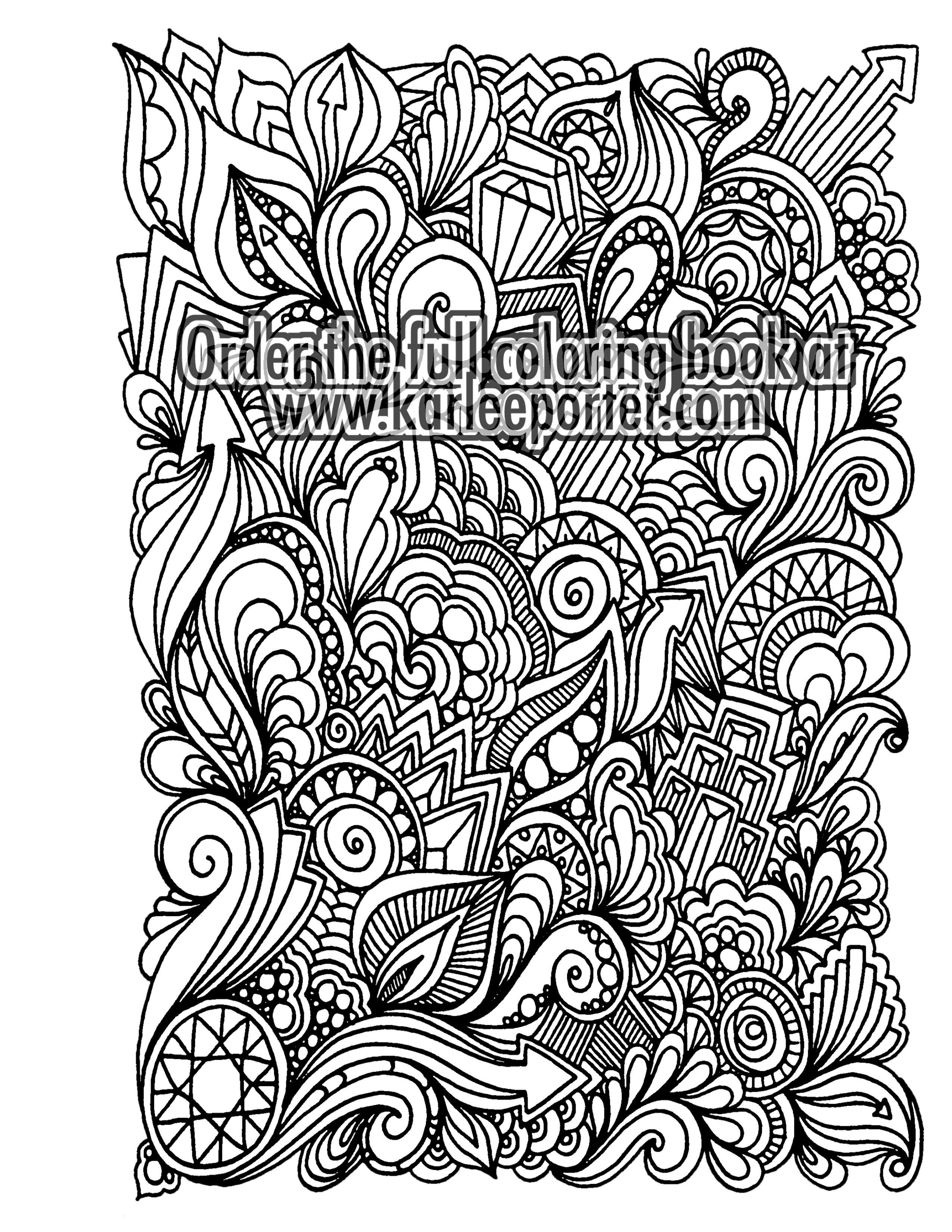 Coloring Books For Teen Girls Vol 1: Detailed Designs: Complex