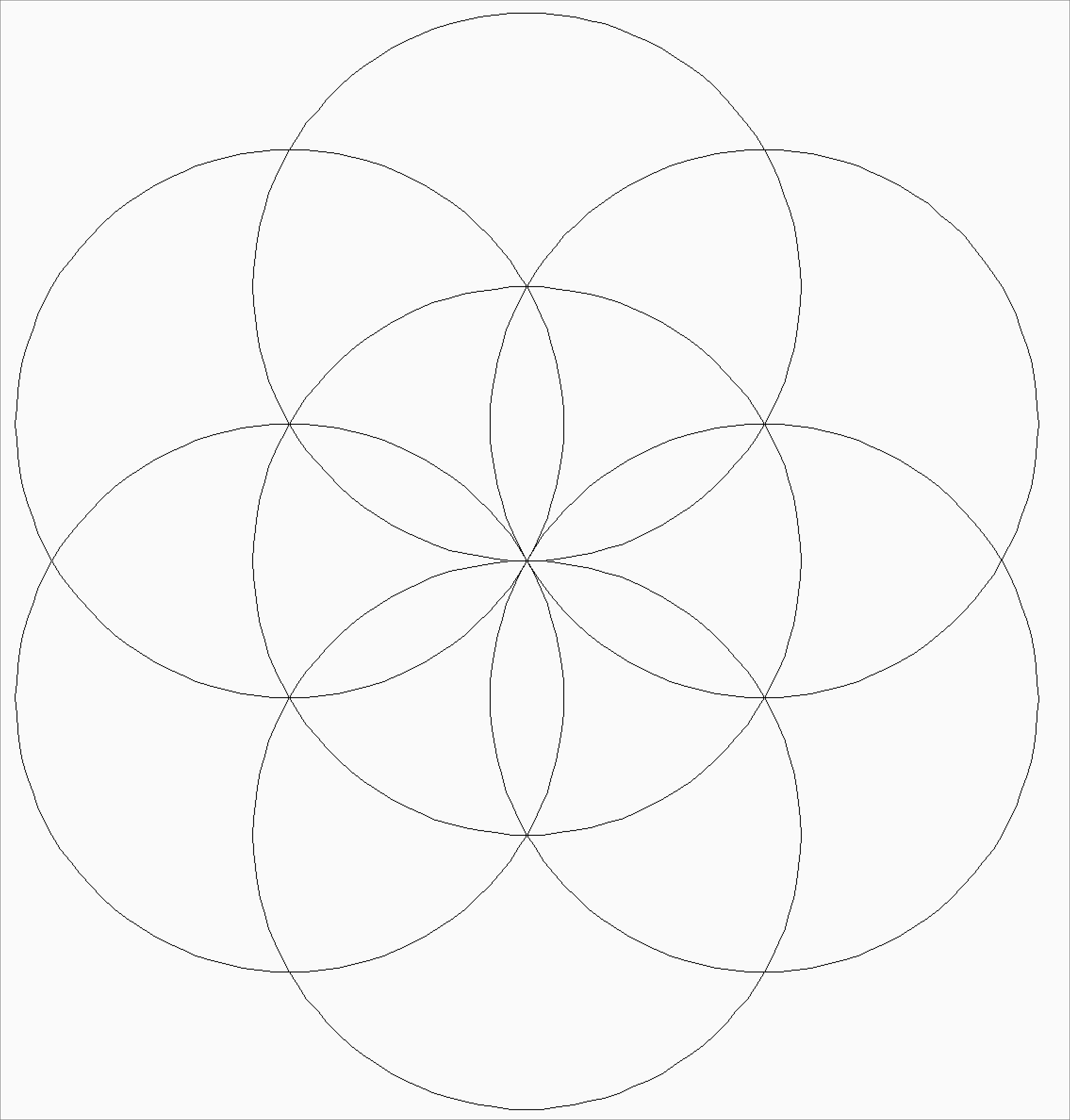 Рисунок состоящая из окружностей. Весика Писцис куб Метатрона. Форма Весика Писцис. Узоры циркулем. Узоры циркулем из кругов.